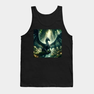 Luminous Sovereign: The Forest Throne Tank Top